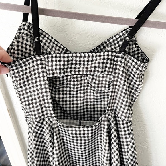 Urban Outfitters Women's XS Cooperative Gilly Gingham Cherry Bustier Pin-Up - Picture 6 of 9